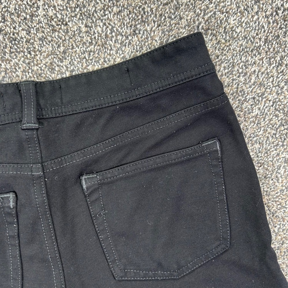 Pilcro and the Letterpress Serif Legging Pants Black Womens 26 Slim Velvet Felt - Picture 5 of 14